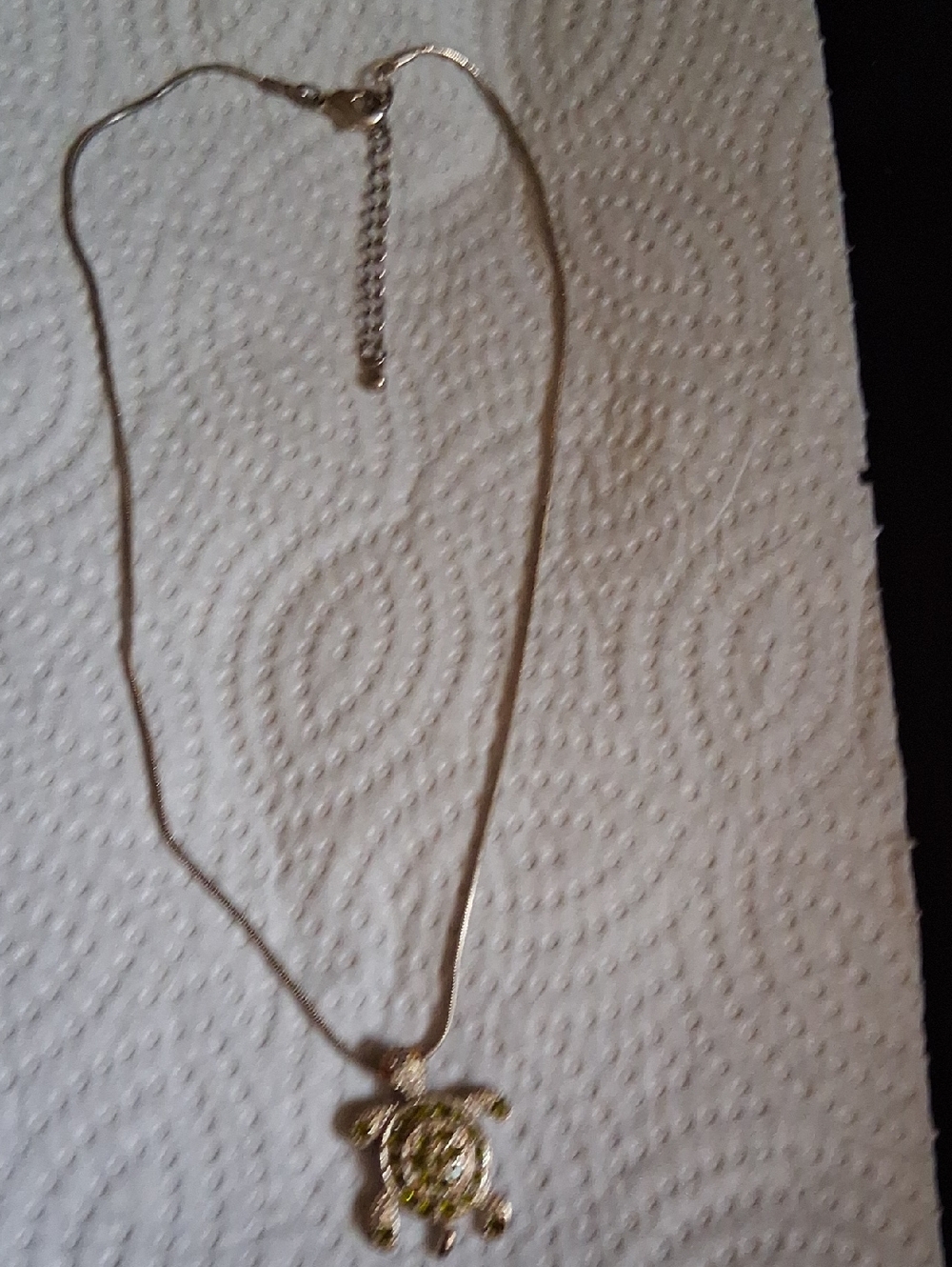 Delicate Gold Tone Turtle Pendant Necklace for Women